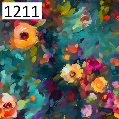 Wzór 1211 kwiaty impresionizm