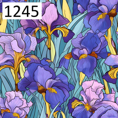 Wzór 1245 kwiaty irys