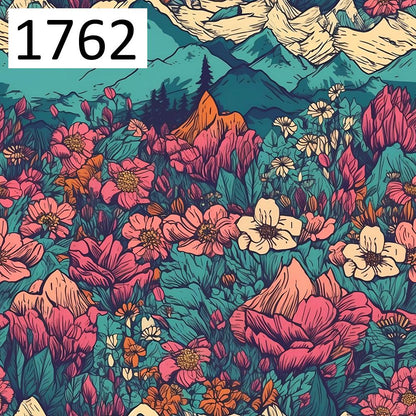 Wzór 1762 góry kwiaty