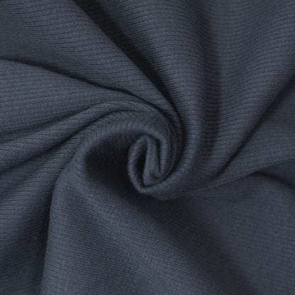 DZIANINA RIB GRANATOWY BURZOWY 100 CM 240 G/M2 OUTLET