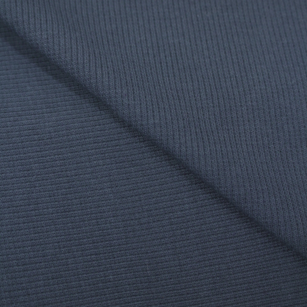 DZIANINA RIB GRANATOWY BURZOWY 100 CM 240 G/M2 OUTLET