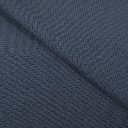 DZIANINA RIB GRANATOWY BURZOWY 100 CM 240 G/M2 OUTLET