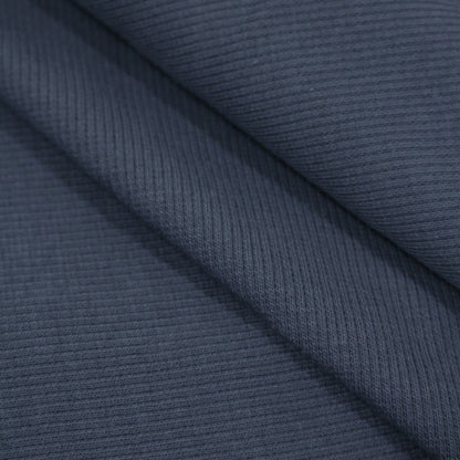 DZIANINA RIB GRANATOWY BURZOWY 100 CM 240 G/M2 OUTLET