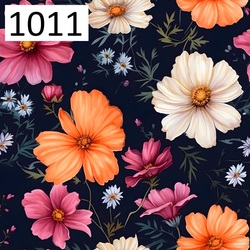 Wzór 1011 kwiaty kosmos