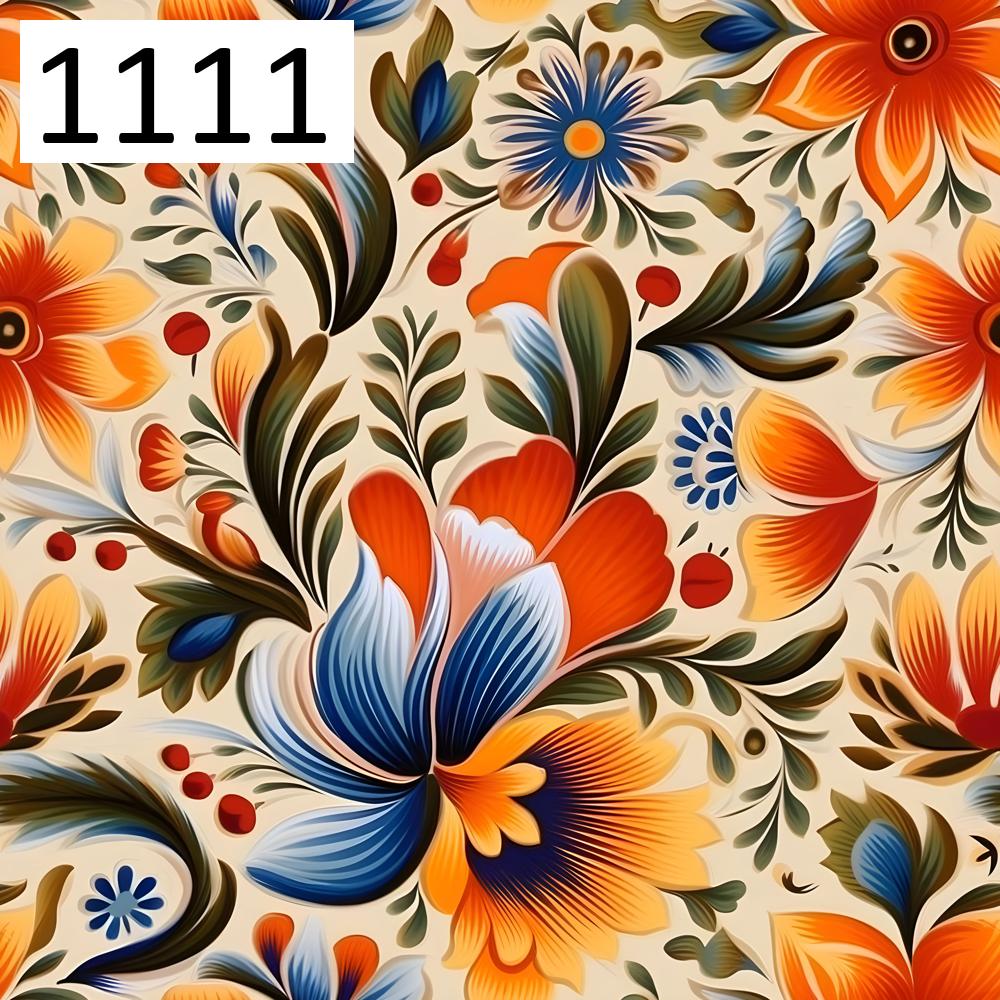 Wzór 1111 kwiaty europejskie