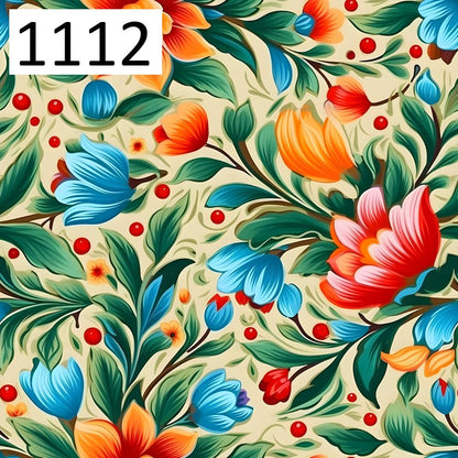 Wzór 1112 kwiaty europejskie