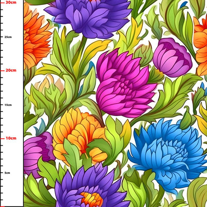 Pattern 1148 flowers coloring book