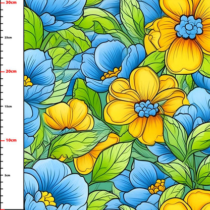 Pattern 1150 flowers coloring book