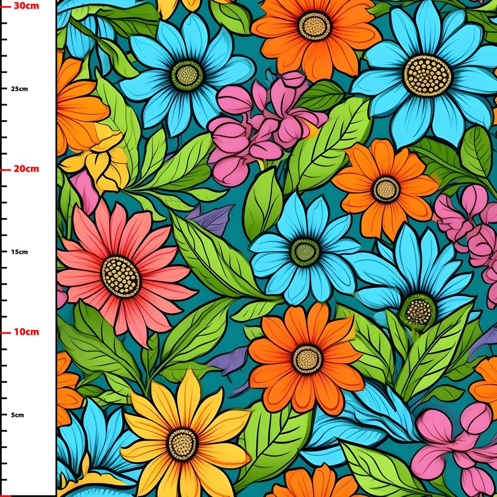 Pattern 1150 flowers coloring book