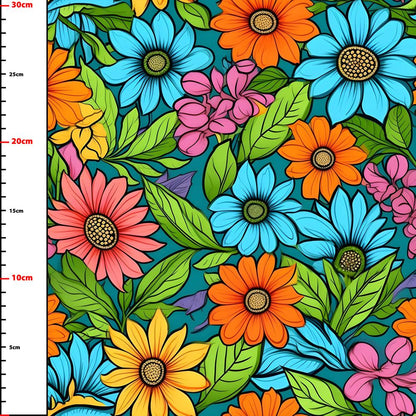 Pattern 1150 flowers coloring book