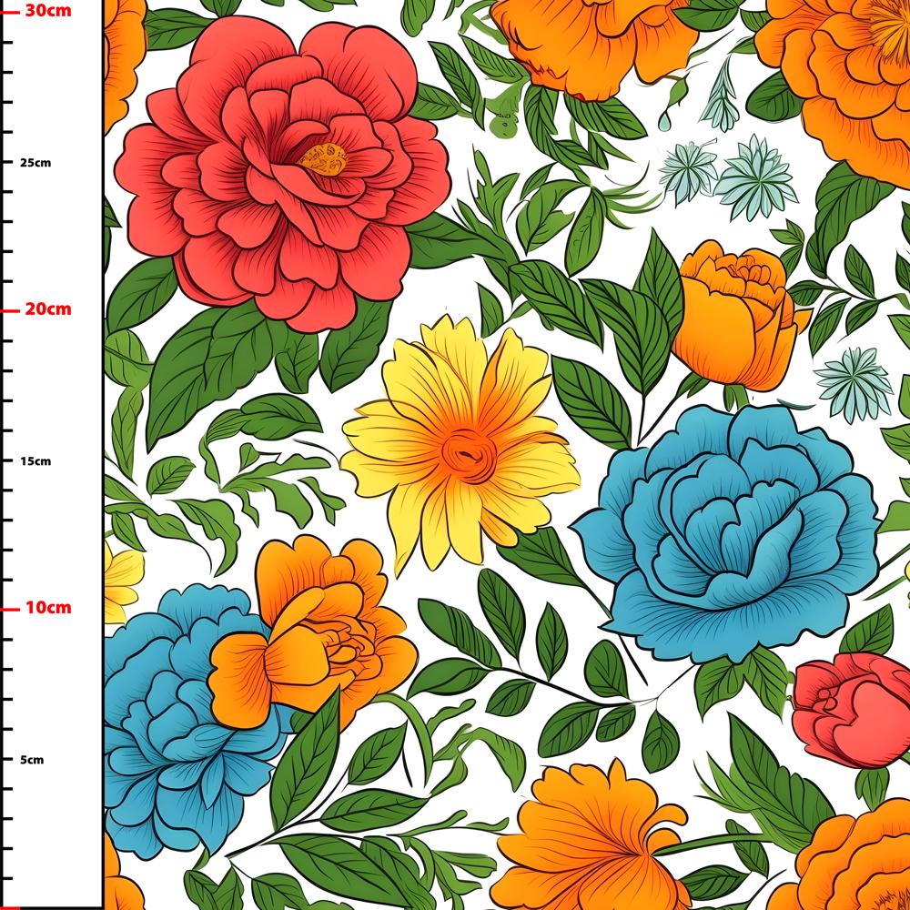 Pattern 1152 flowers coloring book