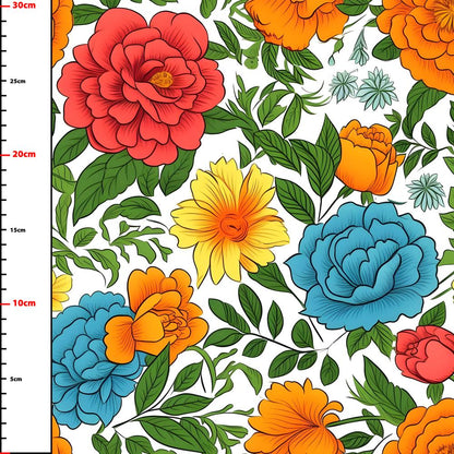 Pattern 1152 flowers coloring book