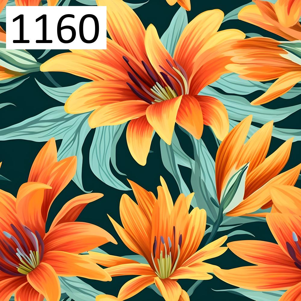 Wzór 1160 kwiaty gazania