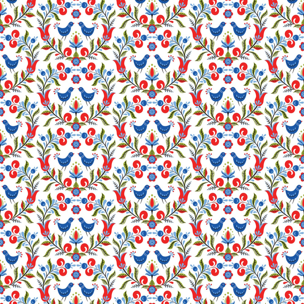 Pattern 1 colorful zigzags - print