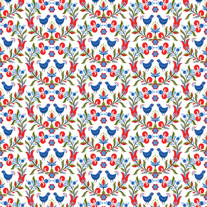 Pattern 1 colorful zigzags - print