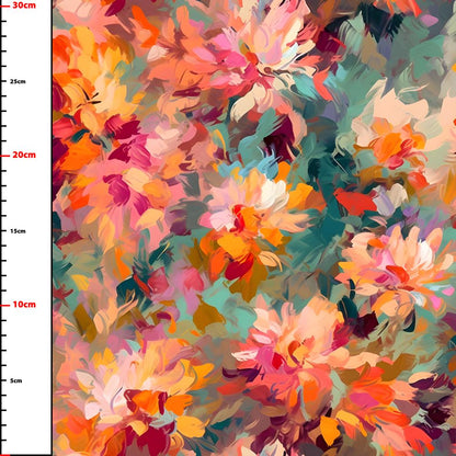 Wzór 1210 kwiaty impresionizm