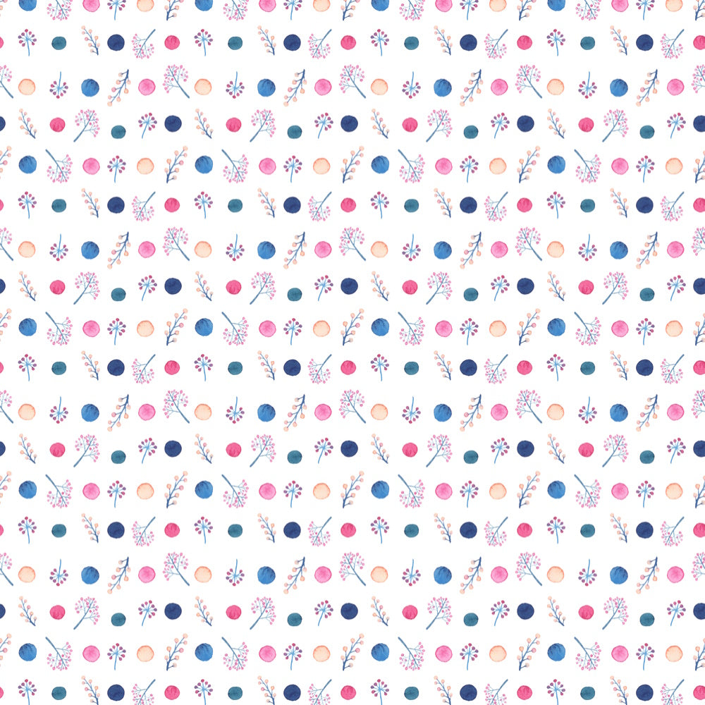 Pattern 1 colorful zigzags - print