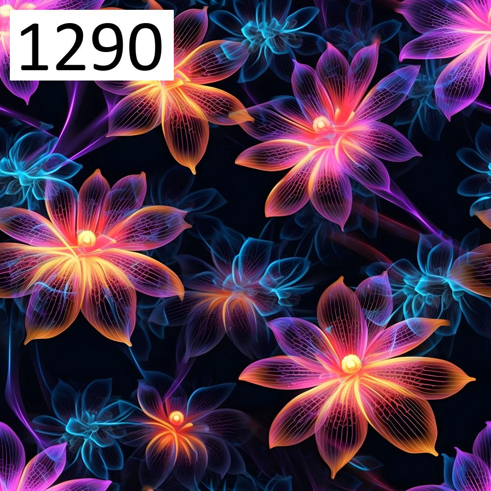 Wzór 1290 kwiaty laser