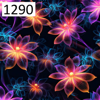 Wzór 1290 kwiaty laser