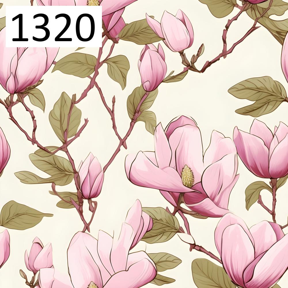 Wzór 1320 kwiaty magnolia