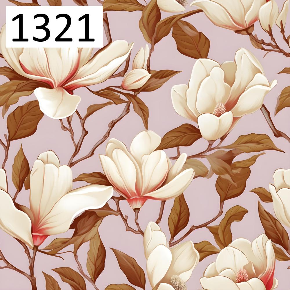 Wzór 1321 kwiaty magnolia