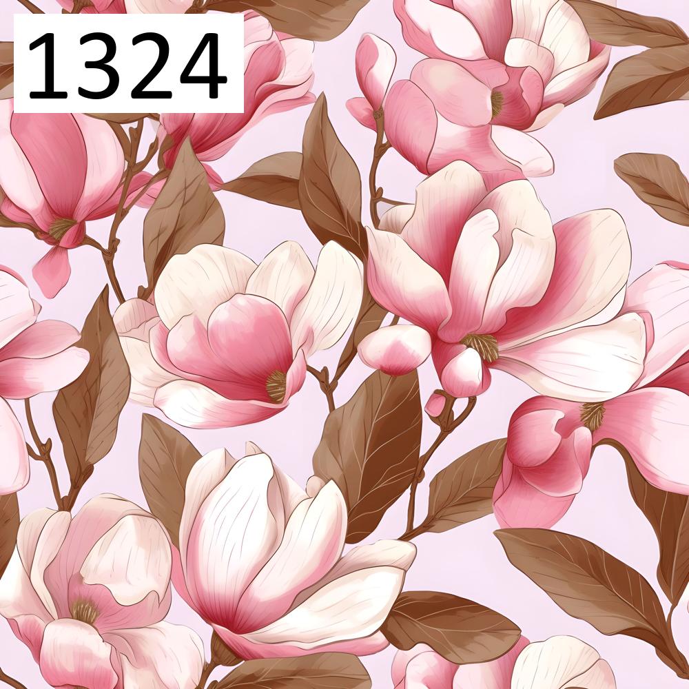 Wzór 1324 kwiaty magnolia