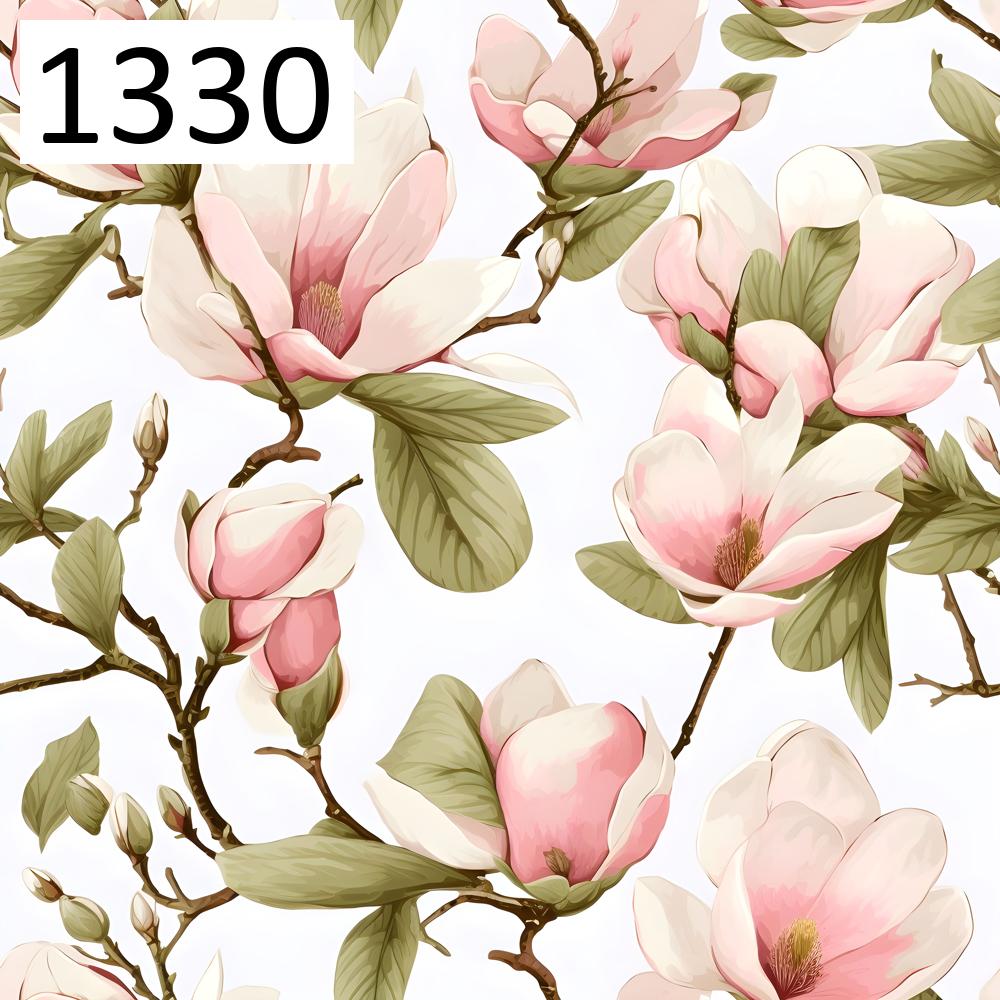 Wzór 1330 kwiaty magnolia