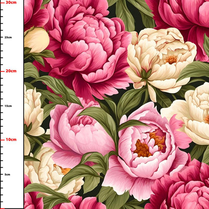 Wzór 1359 kwiaty piwonie