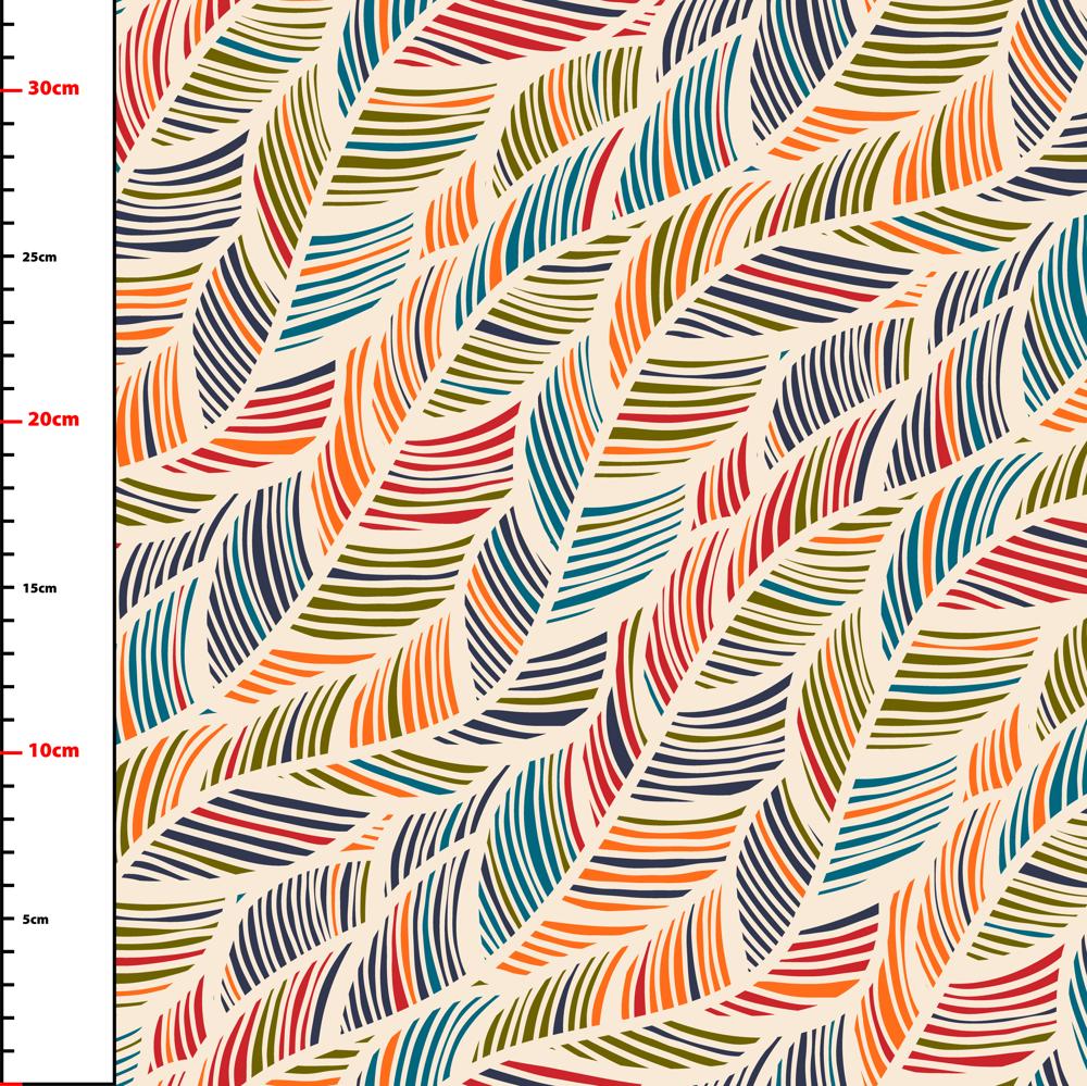 Pattern 1 colorful zigzags - print