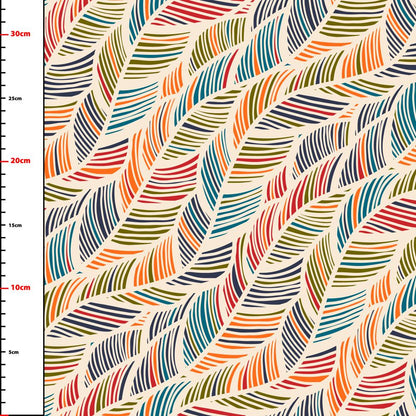 Pattern 1 colorful zigzags - print