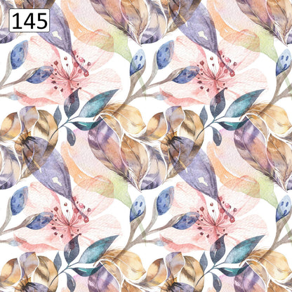 Pattern 145 colorful leaves