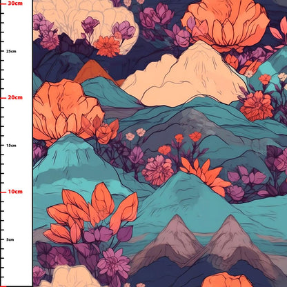 Wzór 1754 góry kwiaty