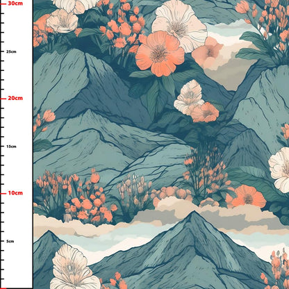 Wzór 1760 góry kwiaty
