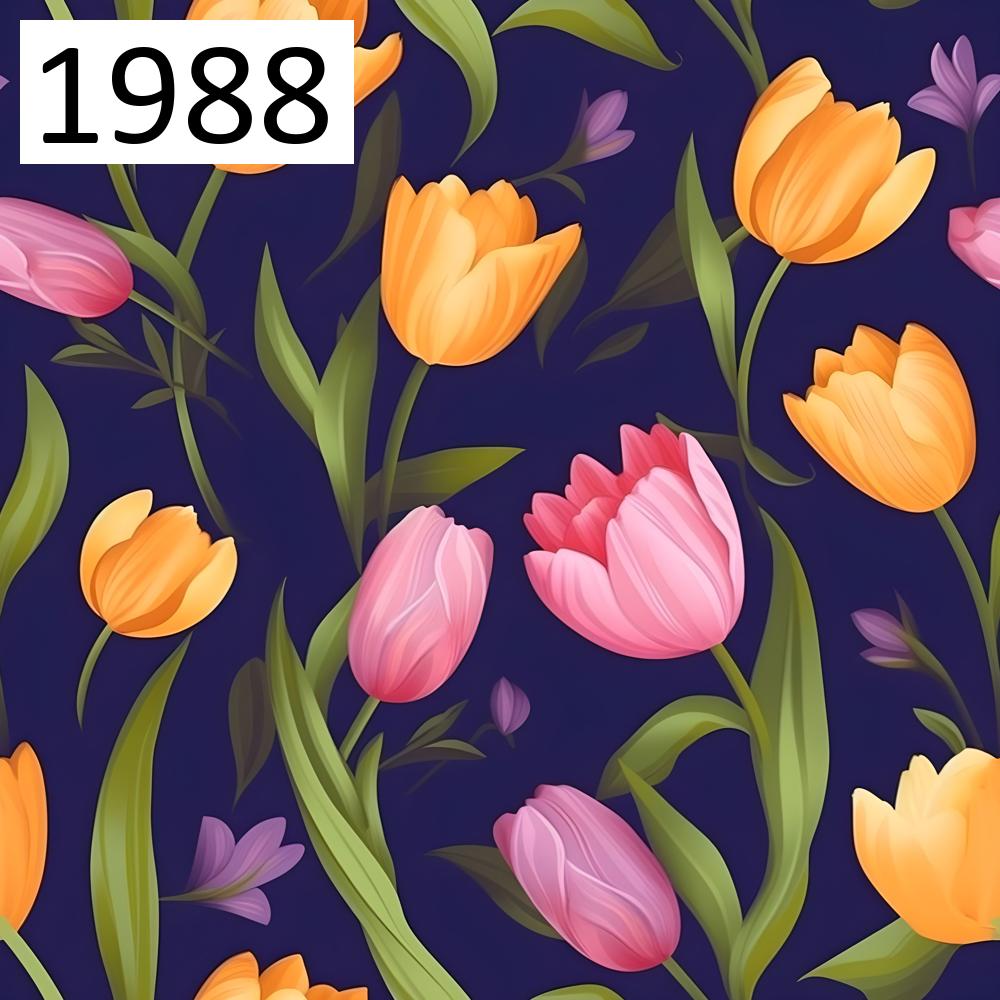 Wzór 1988 kwiaty tulipany