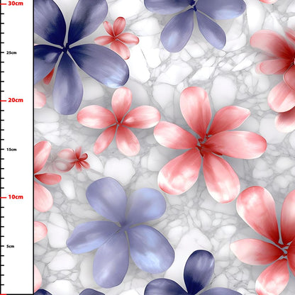 Wzór 2167 marmur kwiaty