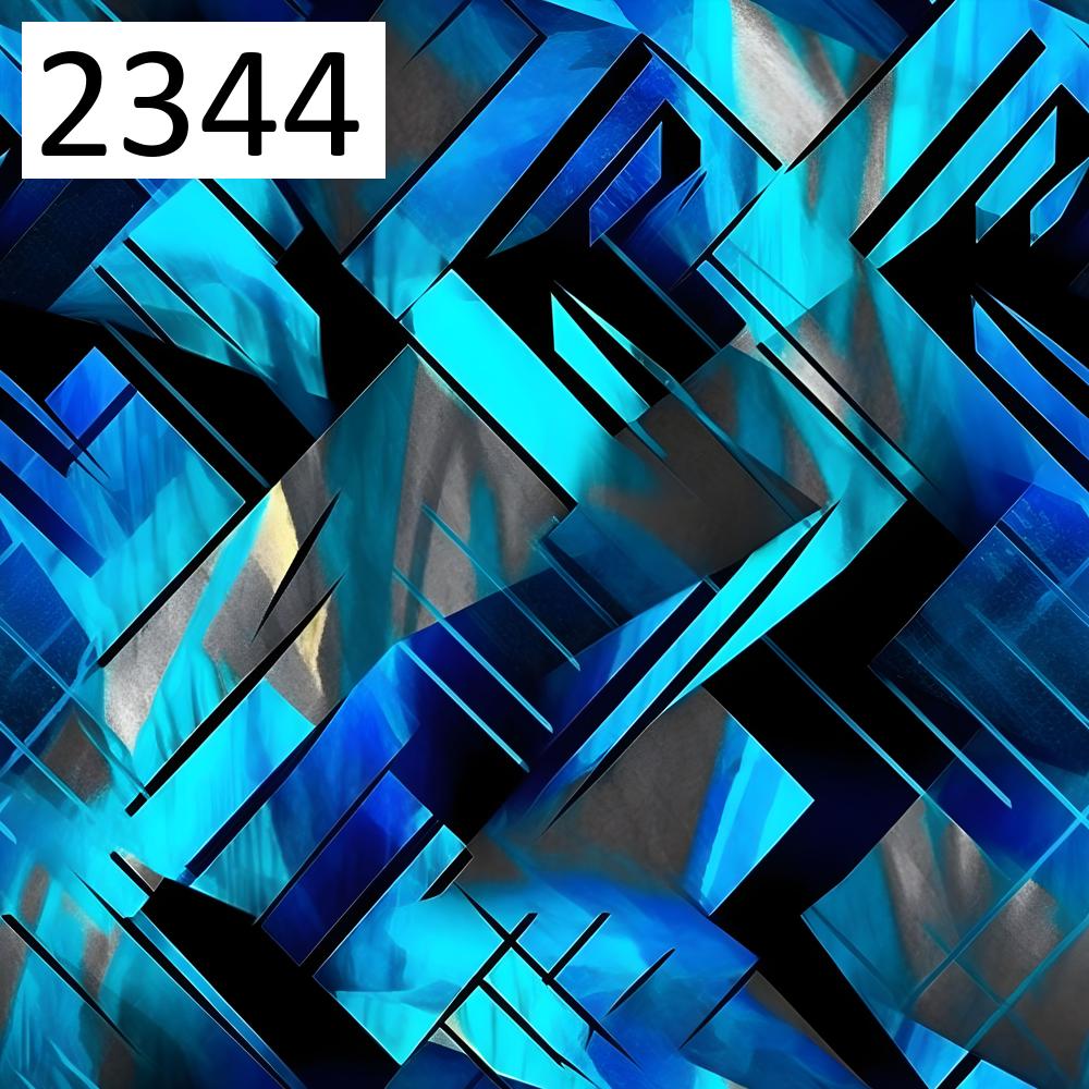 Wzór 2344 abstrakcja niebieska