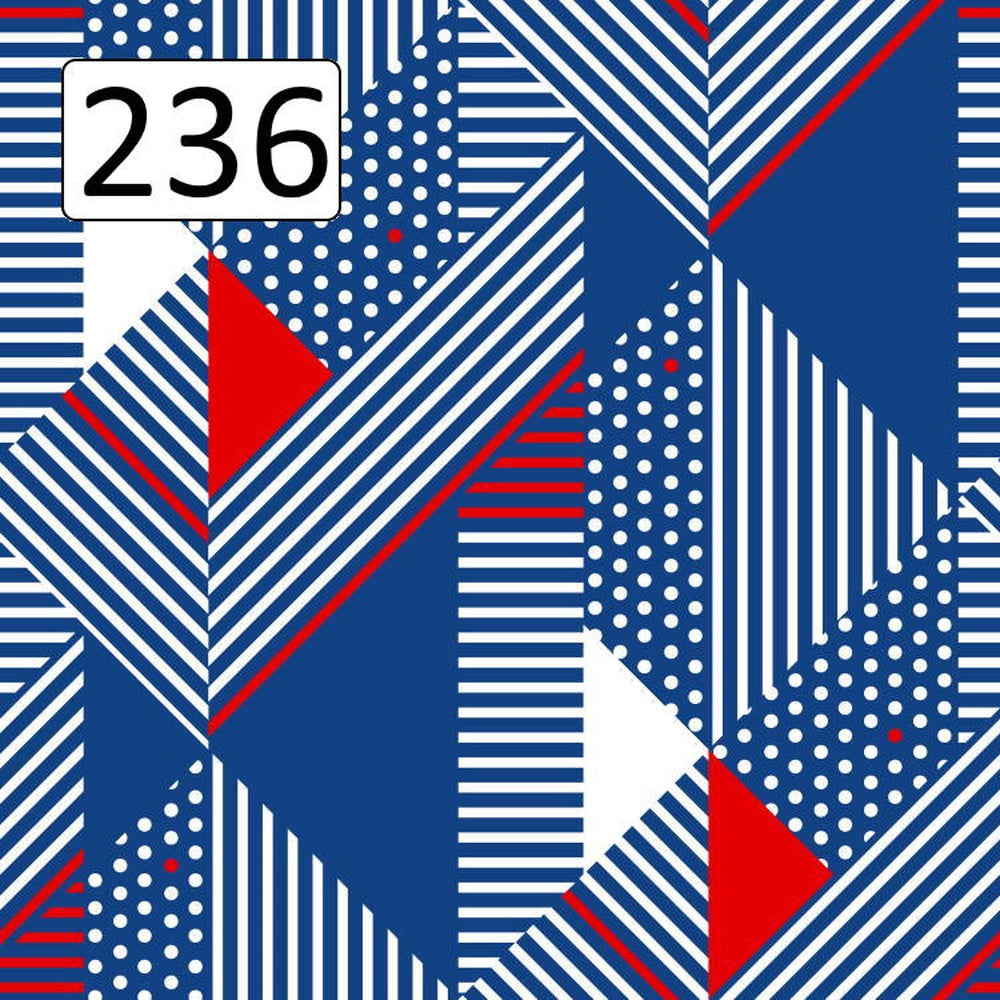 Pattern 1 colorful zigzags - print