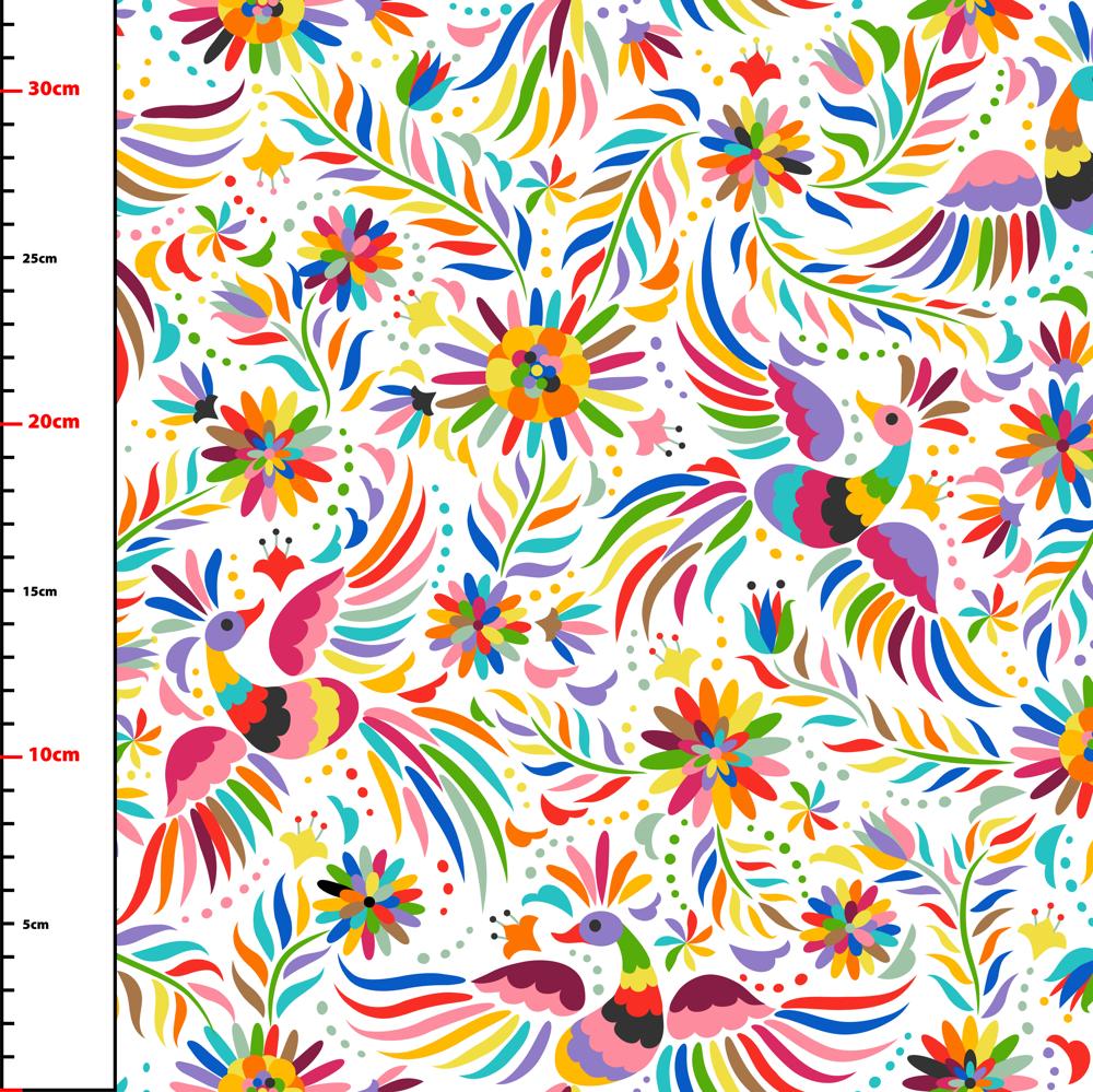 Pattern 1 colorful zigzags - print