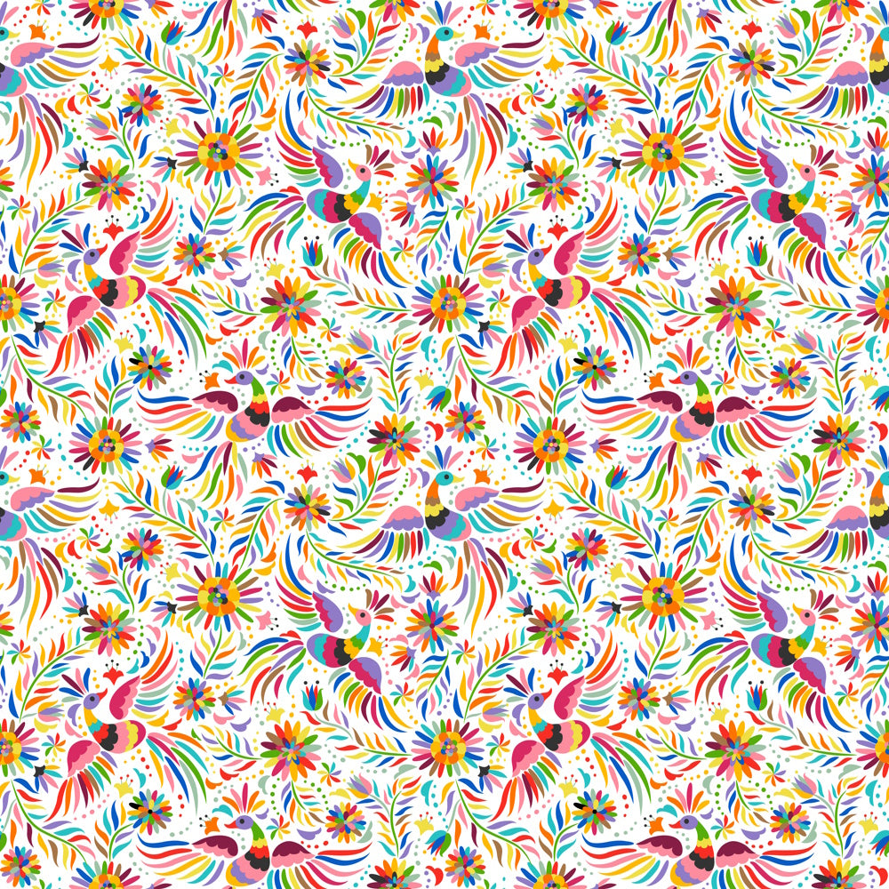 Pattern 1 colorful zigzags - print