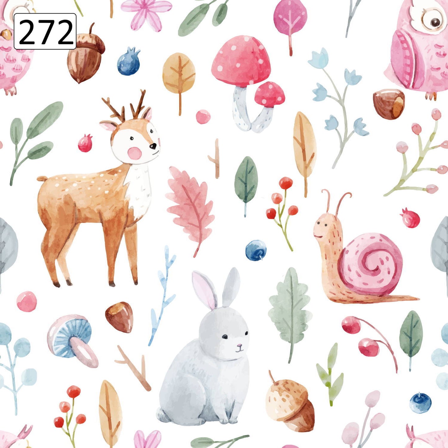 Wzór 272 zwierzęta las