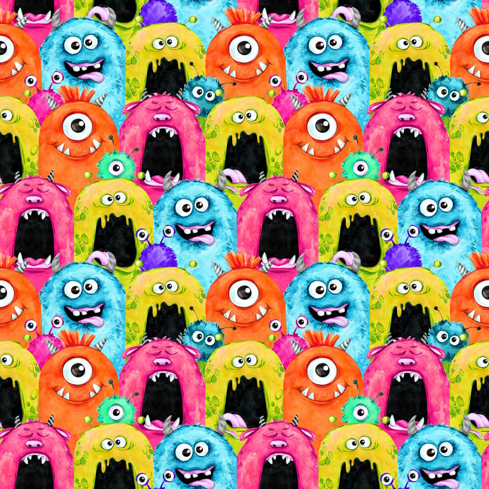 Pattern 1 colorful zigzags - print