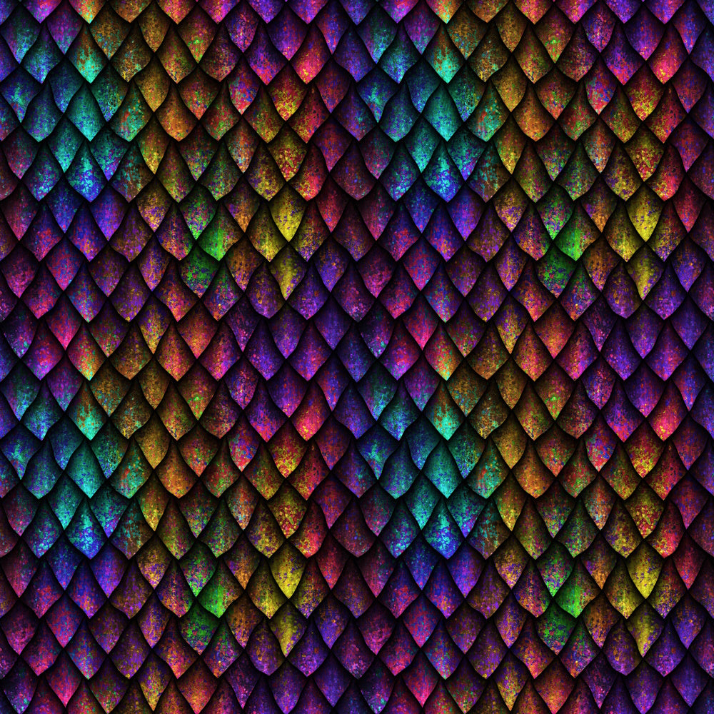 Pattern 1 colorful zigzags - print