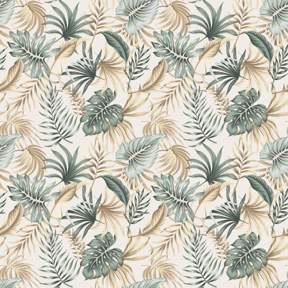 Pattern 36 leaves on beige