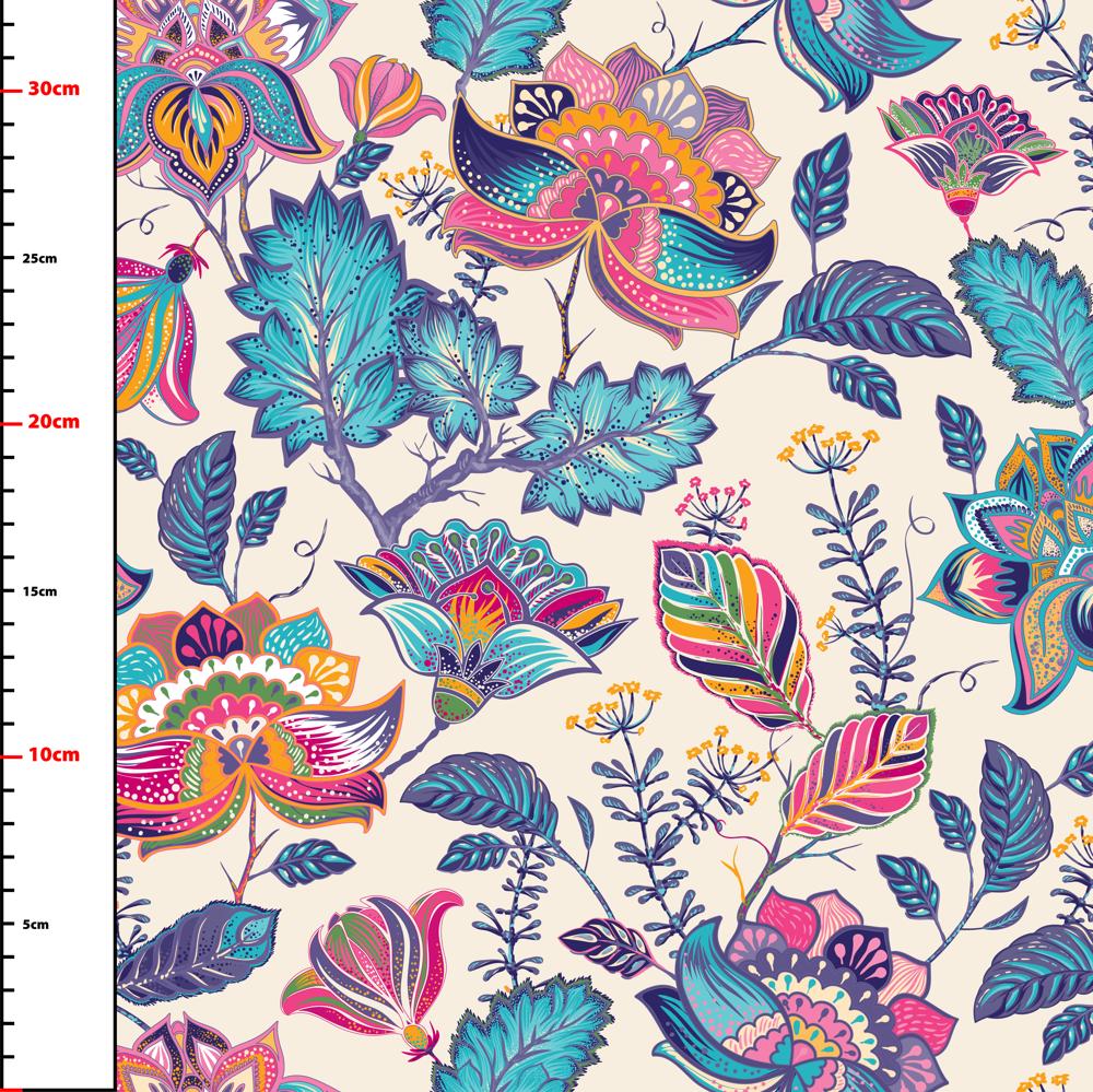 Pattern 1 colorful zigzags - print