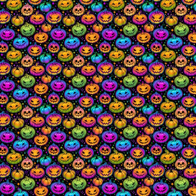 Pattern 1 colorful zigzags - print