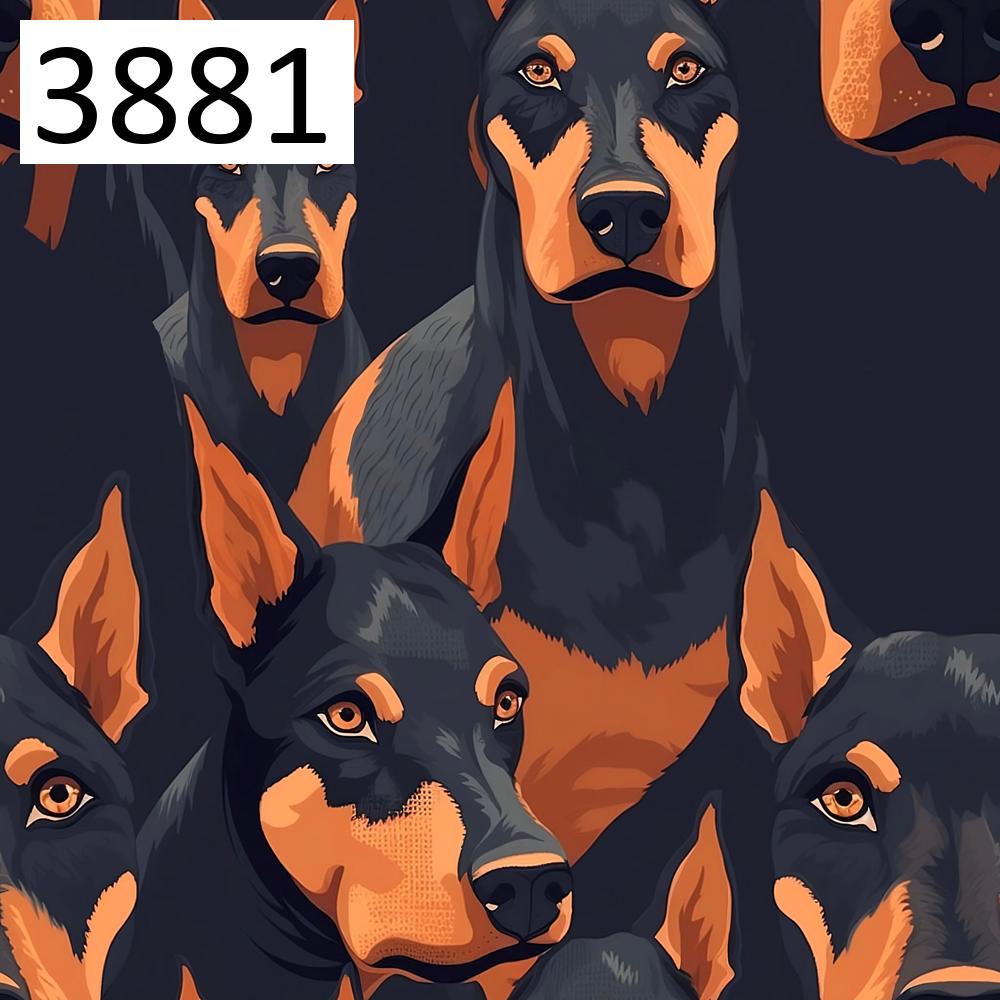 Wzór 3881 psy doberman