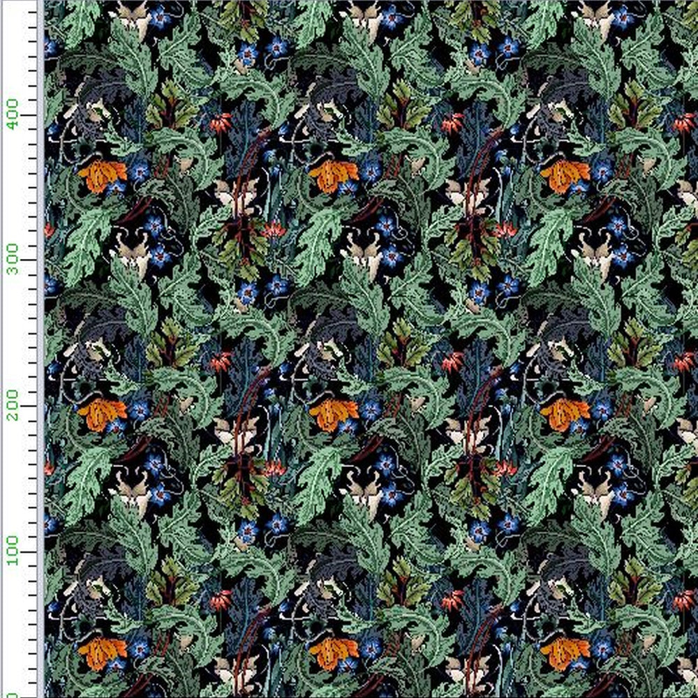 Pattern 397 large leaves