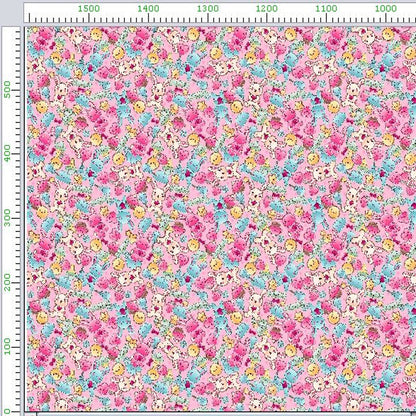 Pattern 1 colorful zigzags - print