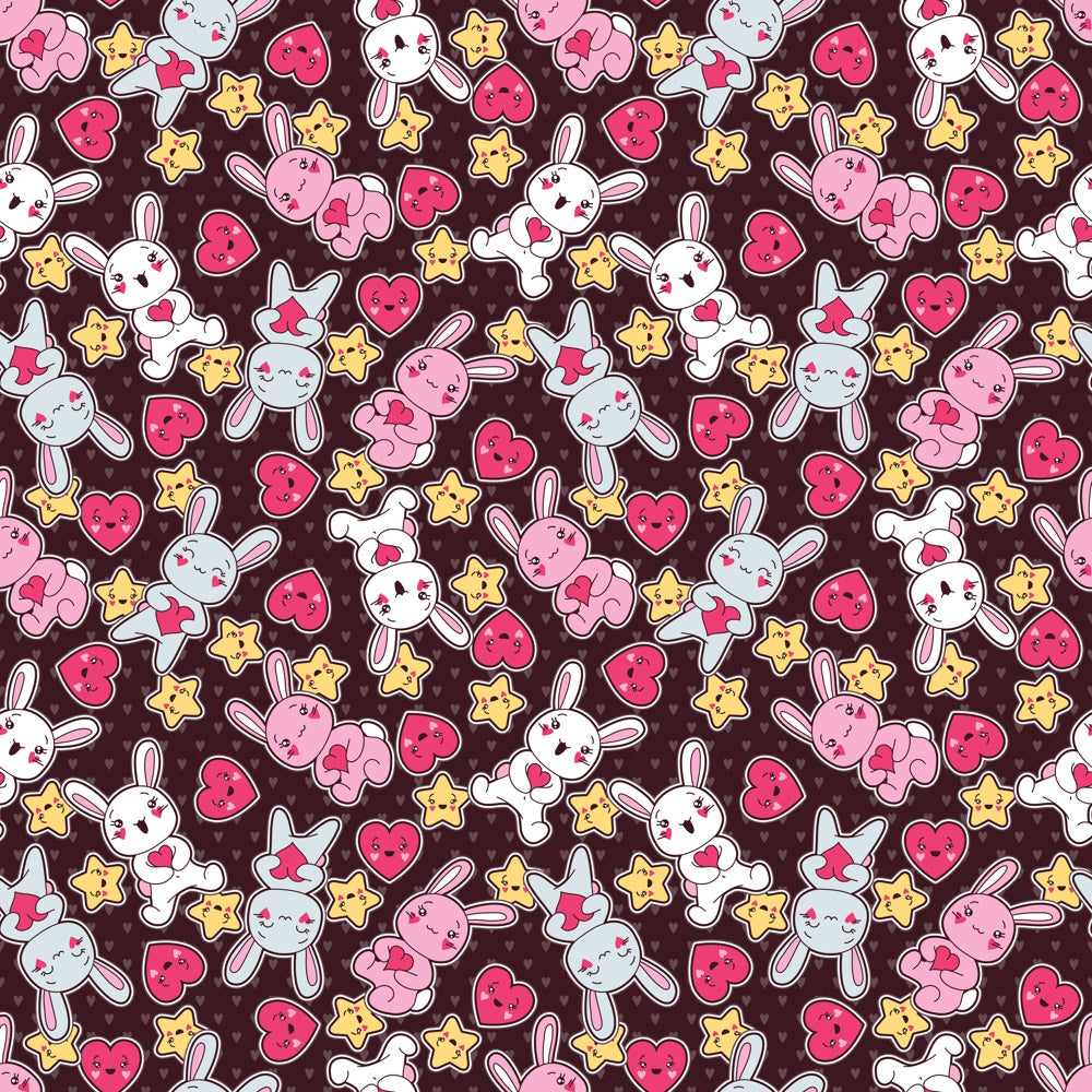 Pattern 1 colorful zigzags - print