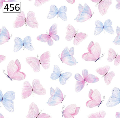 Wzór 456 motyle fioletowe